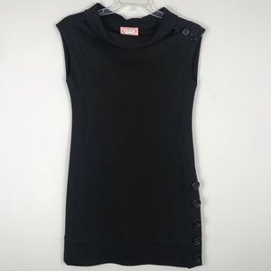 Phoebe Couture Mod Style Mock Neck Dress